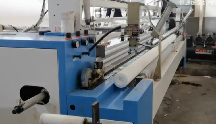 三米衛生紙復卷機原料紙上紙